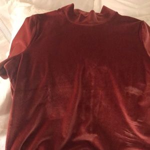 MADEWELL VELVET Mock T (L)